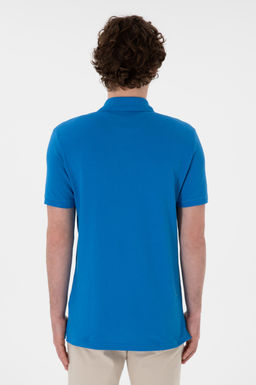 Erkek Slim Fit Polo Yaka Kobalt Basic Ti__rt Sepette S_rpriz _ndirim - U.s. polo assn фото 5