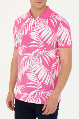 Мужская розовая футболка - U.s. polo assn фото 6