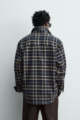 CHECK FLANNEL SHIRT - Zara фото 11