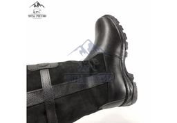 Монголки высокие черные, литая подошва