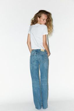 TRF LOW-RISE BOOTCUT JEANS - Zara фото 4