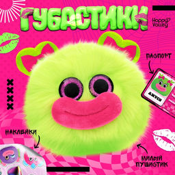 Мягкая игрушка Лупоглазики. Губастики: Джуси, 11 см