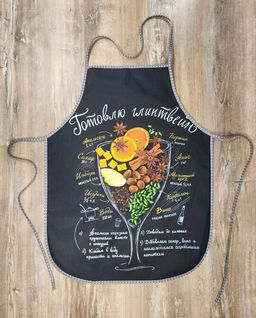 Фартук Царь кухни рогожка хлопок 100% - Лен поволжья фото 3