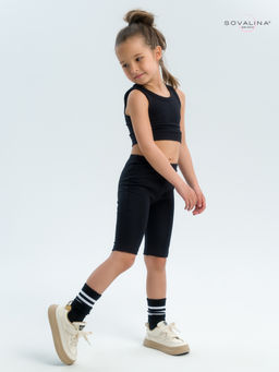 Костюм Тренд лапша черный - Sovalina фото 16