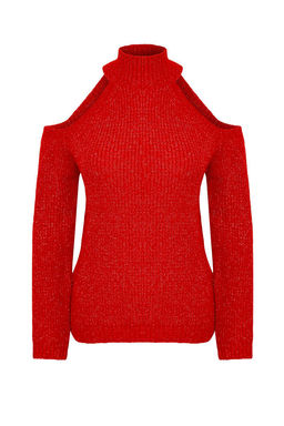 Tas Simli Pencere/Cut Out Detayl? Triko Kazak TWOAW20XS0006 - Trendyolmilla фото 15