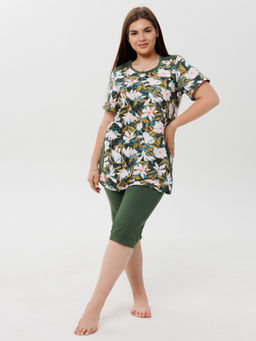 Костюм женский К-223 (кулирка) Индиго - Elenatex фото 10