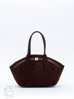 Сумка женская кожаная 2346YF d.coffee Polina&Eiterou в Новосибирске