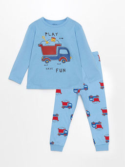 Bisiklet Yaka Erkek Bebek Pijama Tak?m?