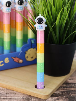 Разноцветные мелки "Happy astronaut", 6 в 1, rainbow