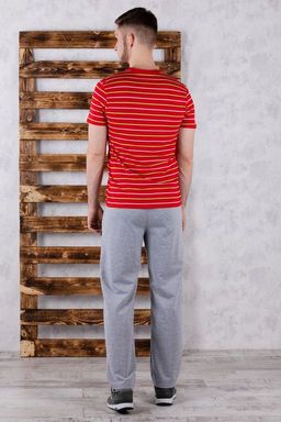 Брюки спортивные 
 3.MM109A-серый-светлый