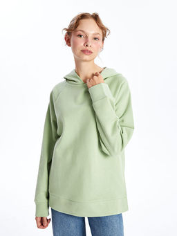 Oversize Kad?n Kal?n Hoodie
