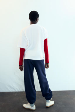 SHORT SLEEVE T-SHIRT WITH SLOGAN - Zara фото 5