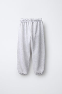 PANTAL?N FELPA JOGGING / Gris vigor? - Zara фото 3