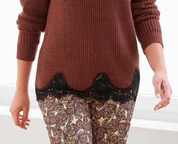 Пуловер, красно-коричневый - Linea tesini фото 5