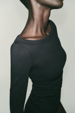 BOAT NECK T-SHIRT - Zara фото 12