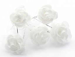 Шпильки для волос PU0320 белый