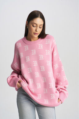 Джемпер Cotton Jacquard Pink