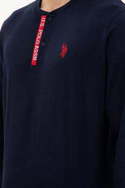 Erkek Lacivert Pijama Tak_m_