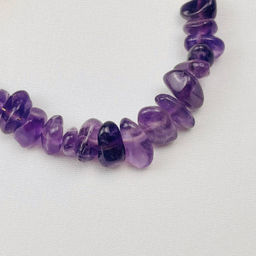 Браслет из Аметиста с цепочкой 18 см