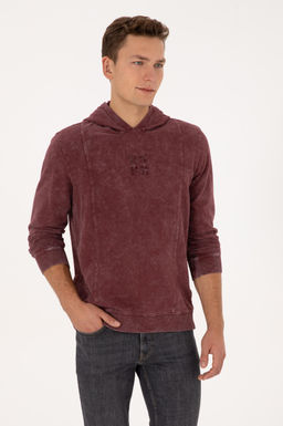 Erkek Bordo Sweatshirt