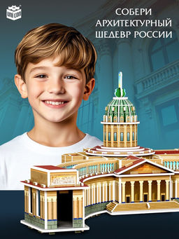 3D-конструктор из пенокартона Казанский Собор - Unicon фото 4