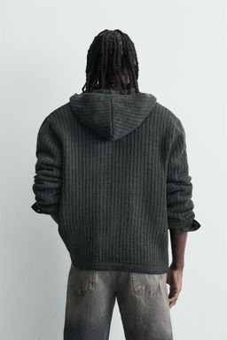 TEXTURED RIBBED JACKET - Zara фото 3