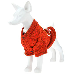 Пэт тойс (Pet toys) Одежда для собаки Толстовка Star с принтом, на кнопках р-р XL, длина спинки 38см/обхват груди 42см/обхват шеи 30см, цвет-оранжевый, полиэстер/флис (Китай) - Домашняя мода фото 4
