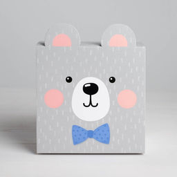 Коробка складная Медвежонок, 15 х 15 х 8 см - Дарите счастье фото 2