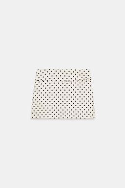 FALDA PANTAL?N CINTUR?N / Blanco / Negro - Zara фото 5