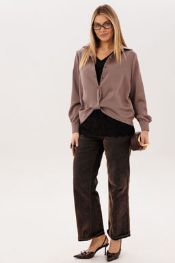 Блуза ANELLI 1663 поцелуй капучино  фото 5