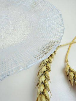 Блюдо 20 см прозрачное IVV (реплика) OLS-8297.1