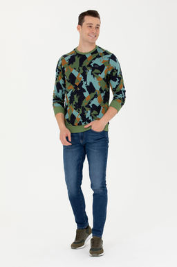 U. S. Polo Assn / Мужской зеленый свитшот - U.s. polo assn фото 18