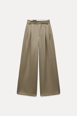 TROUSERS WITH DOUBLE PLEAT - Zara фото 5