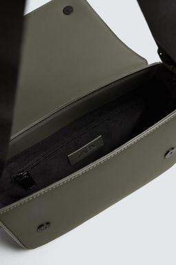 RUBBERISED TEXTURED CROSSBODY BAG - Zara фото 12