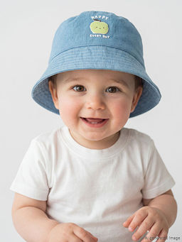 Bask?l? Erkek Bebek Bucket ?apka