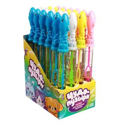 Цена за 24 шт. Мыльные пузыри Дельфины 25 2 см, МИКС