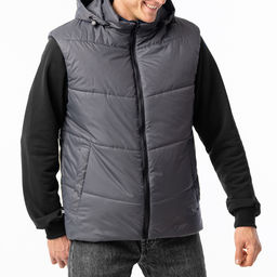 RODOS Жилет мужской осень/весна М-285 Серо-голубой  фото 23