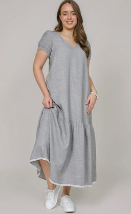 Платье из вареного муслина