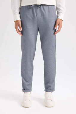 Двойные габардиновые брюки-джоггеры с карманами и эластичной резинкой на талии - Defacto фото 4