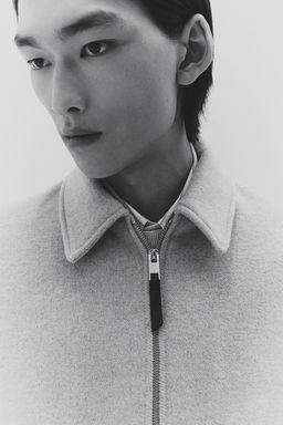 Chaqueta camisera en mezcla de lana Regular Fit - H&m фото 3