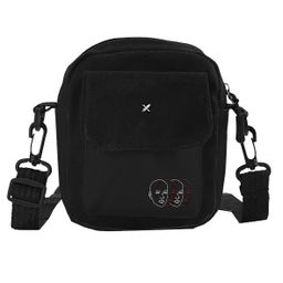 Сумка кросс-боди LOREX CROSS BODY SQUARE TWO FACES 14x18x5 см черный, твилл, молния, выши...