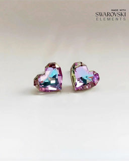 Серьги с кристаллами Swarovski