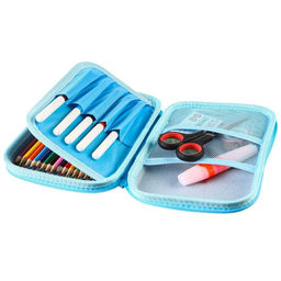 Пенал каркасный 2 секции, с эффектом 3D, 150×220×40 мм, Человек-паук