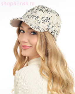 Шанелька пайетка треугольник стразы Бейсболка (56-58)