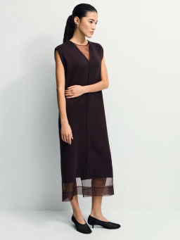 Платье миди с вискозой в составе / Zarina  фото 4