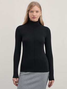 Водолазка из модала со швом / Zarina  фото 4