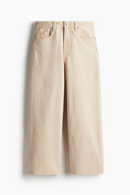 Wide High Cropped Jeans