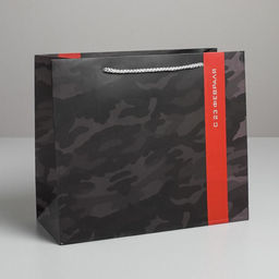 Цена за 2 шт. Пакет подарочный ламинированный, упаковка, «С 23 февраля», ML 27×23×11.5 см