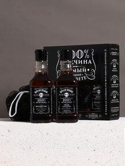 Подарочный набор «Самый лучший на свете», гель для душа, шампунь для волос и мочалка, 2×250