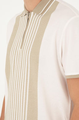 Мужская футболка цвета экрю - U.s. polo assn фото 7